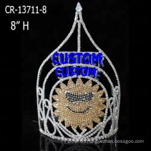 Sun Beach Custom Words Adjustable Pageant Crown